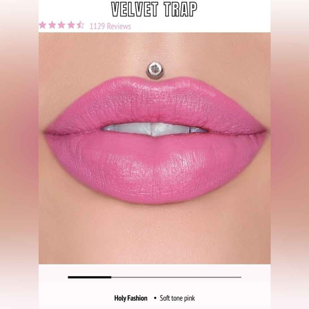 Brand New Jeffree Star Velvet Trap Lipstick in color Holy Fashion